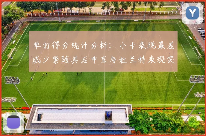 单打得分统计分析：小卡表现最差威少紧随其后申京与杜兰特表现突出